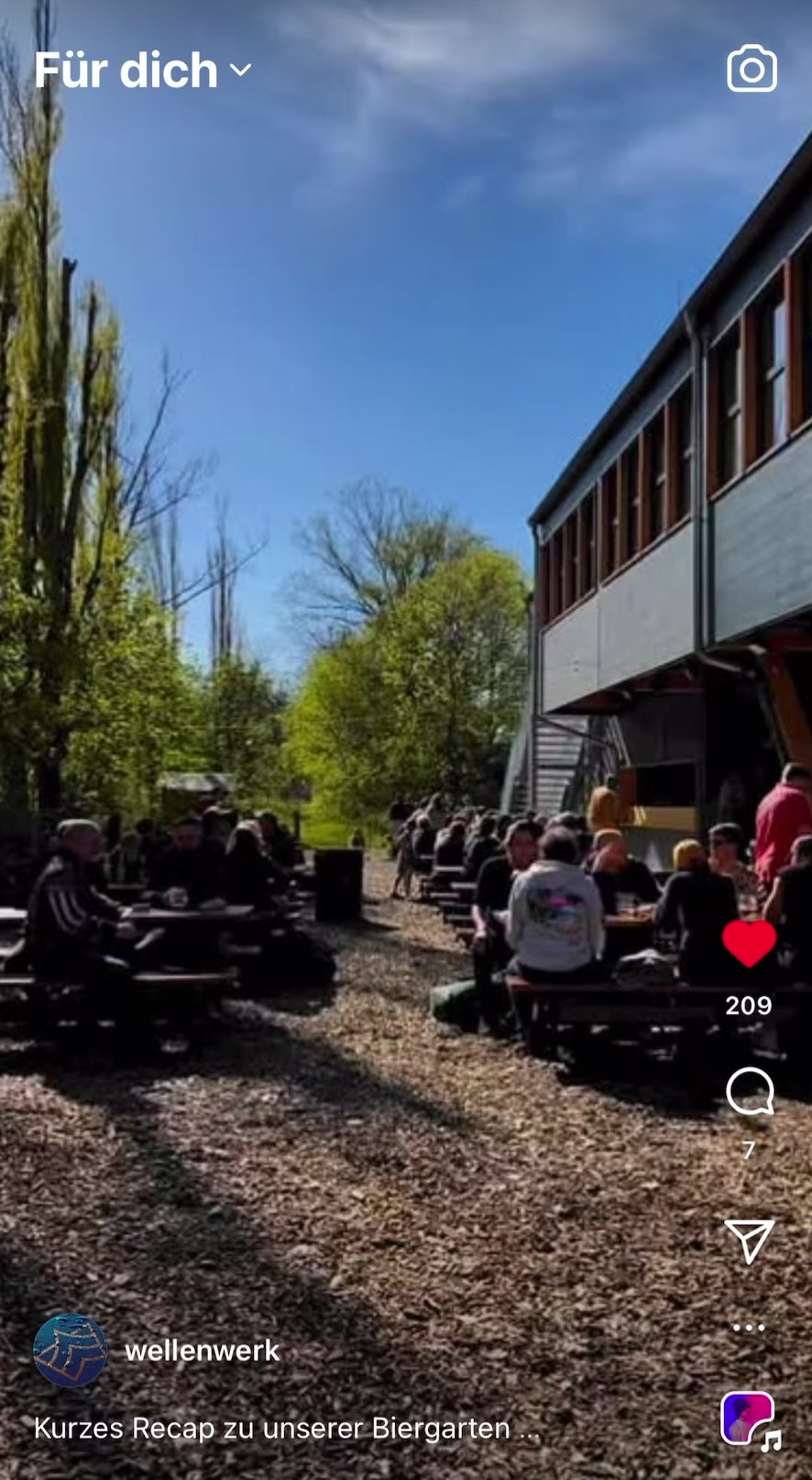 Biergarten eröffnung